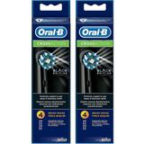 Oral-B Diş Fırçası Yedek Başlığı Cross Action Siyah 4 Lü x 2 Adet