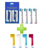 Oral B Diş Fırçasına Uyumlu 4lu Yedek Başlık ve 4 Adet Renkli Kor