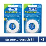 Oral-B Diş İpi Essential Floss 50M x2 Adet Kırılmaya Dayanıklı Waxed Özellikli