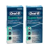 Oral-B Diş İpi Super Floss 50'Li X 2 Paket (Skt:06/2029)