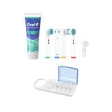 Oral-B Diş Macunu - 4 Adet Muadil Precision Clean Yedek Başlık - 1 Adet Kapak - Büyük Stand