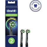 Oral b EB 50 Cross Action 2'li Diş Fırçası Yedek Başlık Siyah