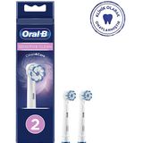 Oral b EB 60 Sensitive Clean 2'li Diş Fırçası Yedek Başlık Beyaz