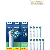 Oral-B EB50 Pro Cross Action 9'lu Beyaz Diş Fırçası Yedek Başlığı - Standart