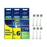 Oral-B Eb50rx-6 Cross Action Clean Mega 6’Lı Diş Fırçası Yedek Başlığı