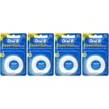 Oral-B Essential Floss Diş Ipi 50 M - Özel Seri Unwaxed x 4 Adet