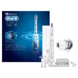Oral-B Genius 8000 elektrikli diş fırçası, birinci sınıf seyahat kılıfı ve üç TriZone fırça başlığı, beyaz