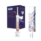 Oral-B Genius X AI Art of Brushing RoseGold Şarj Edilebilir Diş Fırçası + Seyahat Kabı