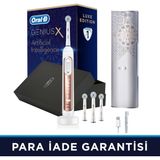 Oral-B Genius X AI Luxury RoseGold Şarj Edilebilir Diş Fırçası Yumuşak Kıllı 1 Adet Seyahat Kabı ile
