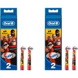 Oral-B Incredibles Çocuklar Için 4 'lü Diş Fırçası Yedek Başlığı
