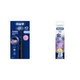 Oral-B iO 2 Şarjlı Gece Siyahı Diş Fırçası+iO Radiant White Beyaz 4 Adet Diş Fırçası Yedek Başlığı