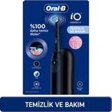 Oral-B IO 2 Şarjlı Siyah Diş Fırçası+Seyahat Kabı