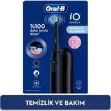Oral-B İo 2 Seyahat Kaplı Siyah Şarjlı Diş Fırçası