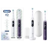 Oral-B iO 8 Beyaz Mor Şarjlı 2'li Diş Fırçası Seti