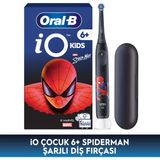 Oral-B Io Çocuk 6+ Spiderman Şarjlı Diş Fırçası - Siyah