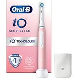 Oral-B iO Sensi Clean Elektrikli Diş Fırçası 2 Fırçalama Modu Akıllı Zamanlayıcı ve Dairesel Temizlik Pembe