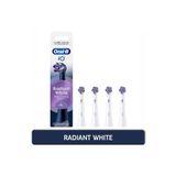 Oral-B İo Serisi Radiant White Orijinal Yedek Başlıkları Diş Beyazlatma 4'lü