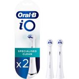 Oral-B iO Specialised Clean Beyaz Diş Fırçası Yedek Başlık 2 Adet Orta Sertlik ile Premium Kalite