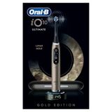 Oral-B İo10 Gold Şarjlı/Elektrikli Diş Fırçası, 1 Fırça Başlığı, Hızlı Manyetik Şarj Cihazı, Uzun Ömürlü Pil, Şarj Eden Seyahat K