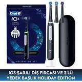 Oral-B iO3 Şarjlı Diş Fırçası ve 3’lü Yedek Başlık Holiday Edition