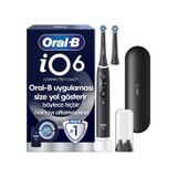Oral-b İo6 Siyah Şarjlı/elektrikli Diş Fırçası, 2 Fırça Başlığı, Uzun Ömürlü Pil, Premium Seyahat Kabı 95852477