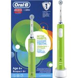 Oral-B Junıor 6+Years Şarjlı Diş Fırçası Orta Sertlikte Fırça Kılı ile Çocuklar için Yeşil