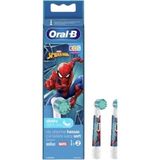 Oral-B Kids Fırça Yedek Başlık Spiderman 2 Adet - Açık Mavi
