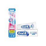 Oral-B Kompakt Hassas Diş Eti Bakımı Ekstra Yumuşak 2'li Diş Fırçası+50 ml Diş Macunu