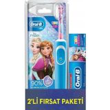 Oral-B Oral B Şarjlı Vitality D100 Cocuk Frozen + Çocuk Diş Macunu 75 ml