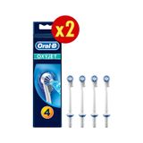 Oral-B Oxyjet Ağız Duşu Yedek Başlığı 8 Adet beyaz