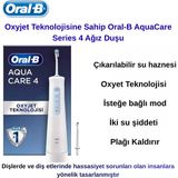 Oral-B Oxyjet Teknolojisine Sahip Oral-B Aquacare Series 4 Ağız Duşu + Oral-B Diş Fırçası Hediye
