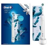 Oral-B PRO 1 750 Design Edition Elektrikli Diş Fırçası/Elektrikli Diş Fırçası, 1 Fırça Progama, Basınç Sensörü, Zamanlayıcı ve Seyahat Çantası, 1 Çapraz Hareket Fırça Başlığı, Beyaz