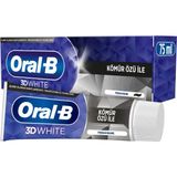 Oral-B Pro 3D White 75 ml Kömür Özlü Diş Macunu Ferah Nane Aromalı Beyazlatıcı Etkili
