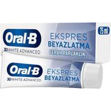 Oral-B Pro 3D White Advanced Ekspres Beyazlatma Ferah Parlaklık Diş Macunu 75 Ml (6'Li Paket)