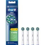 Oral-B Pro Cross Action X-Filament 4'lü Diş Fırçası Başlığı