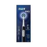 Oral-B Pro Serisi 1 Siyah Elektrikli Diş Fırçası, 1 Diş Fırçası Başlığı, Tasarımı + Oral-B 3D X-Filament Şarjlı Diş Fırçası Yedek Başlığı 4 Adet - Kestane Akaju - Option-1