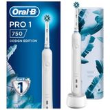 Oral-B Pro1 750 Beyaz Şarj Edilebilir Diş Fırçası ve Seyahat Kabı