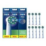 Oral-B ProCross Action 9'lu Diş Fırçası Yedek Başlığı EB50