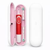 ORAL-B Şarjlı Diş Fırçası İçin Saklama Kabı - Sadece Oral-B Pro 1, Vitality Pro, vitality ve Starter Pack Serisine Özel Diş Fırçası Seyahat Kutusu (1, Pembe)
