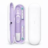 Oral-B Şarjlı Diş Fırçası İçin Saklama Kabı - Sadece Oral-B Pro 1, Vitality Pro, vitality ve Starter Pack Serisine Özel Diş Fırçası Seyahat Kutusu (Lila)
