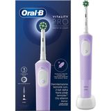 Oral-B Şarjlı Diş Fırçası Vitality Pro Lila 2 Adet Orta Sertlikte Fırça Kılı ile Derin Temizlik