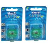 Oral-B Satin Diş İpi 2 Adet Mint Aromalı 25 m Özellikli Diş Bakım Ürünü