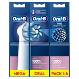 Oral-B Sensitive Şarjlı Diş Fırçası Yedek Başlığı 6 Adet