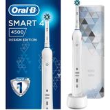 Oral-B Smart 4500 Modern Motif Beyaz Şarj Edilebilir Diş Fırçası