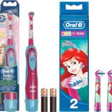 Oral-B Stages Pilli Kız Çocuk Diş Fırçası + Eb10 2 Stages Power Princess 2 Li Çocuk Diş Fırça