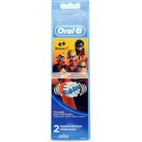 Oral-B Stages Power Kids Incredibles Beyaz Yumuşak Kıl Elektrikli Diş Fırçası Yedek Başlık 2'li Set, 3+ Yaş Çocuklar