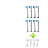 Oral B Uyumlu Şarjlı ve Pilli Diş Fırçası 8 Adet Yedek Başlık Uyu