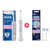 Oral-b Vitality 100 Sensi Ultra Thin Şarjlı Diş Fırçası + 2'li Yedek Başlık
