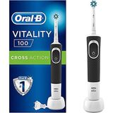 Oral-B Vitality D100 Cross Action Siyah Ekstra Yumuşak Diş Fırçası 1 Parça Şarj Edilebilir