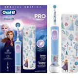 Oral-B Vitality Pro Frozen Özel Seri Çocuklar Için Şarj Edilebilir Diş Fırçası ve Seyahat Kutusu - Lila